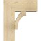Ekena Millwork Westlake Block Rough Sawn Bracket w/ Offset Brace, Douglas Fir, 8"W x 18"D x 22"H BKT0806X18X22WTL05RDF - alternate 3